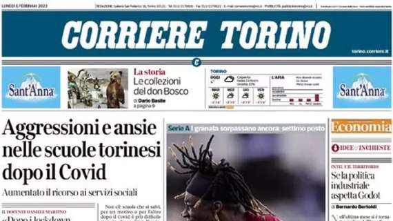 La prima pagina del Corriere di Torino sul successo granata: "Karamoh stende l'Udinese"