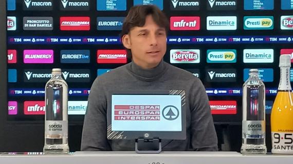 Udinese, Cioffi: "Quota salvezza a logica a 34, ma realisticamente ne serviranno di più"