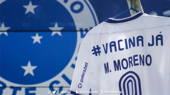 Brasile: Cruzeiro in campo con maglia con scritta pro vaccino