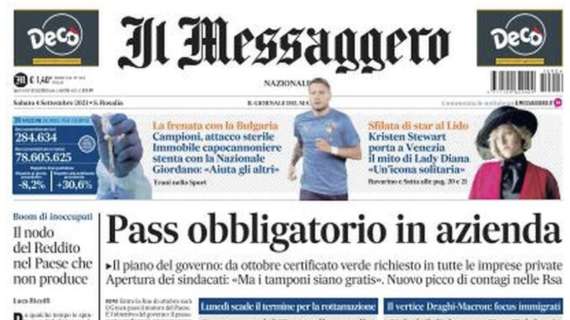 Centravanti cercasi. Il Messaggero: "Ciro e il rebus per Nazionale: chi è il bomber per l'Italia?"