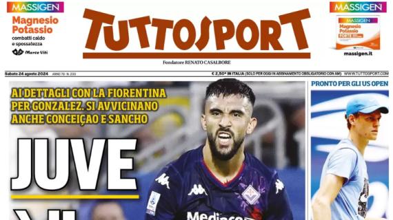 L'apertura in prima pagina di Tuttosport: "Juventus, è l'ora di Nico!"