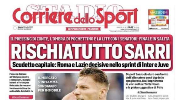 Corriere dello Sport: "Empoli disastro. Dezi da applausi"