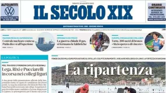 Il Secolo XIX: "Lo Spezia di Gotti a caccia dell'impresa con la bestia nera Inter"