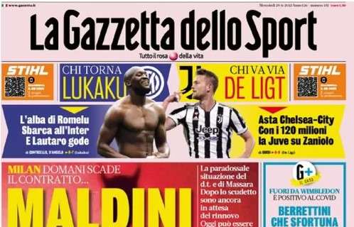 L'apertura de La Gazzetta dello Sport sul Milan: "Maldini, ci siamo?"
