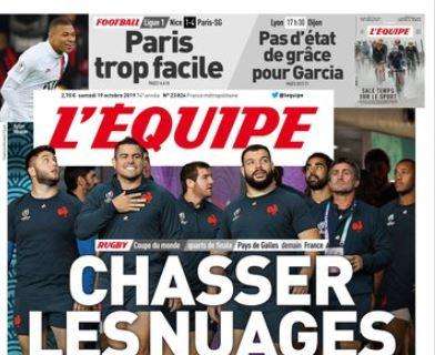 L'Equipe sulla vittoria del PSG: "Troppo facile per il Paris"