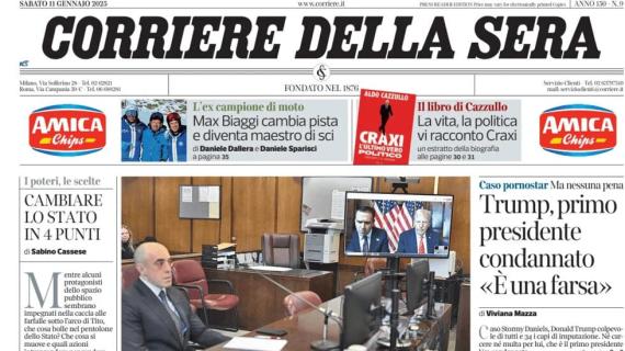 Oggi c'è Torino-Juventus, Corriere della Sera: "È il derby delle svolte"