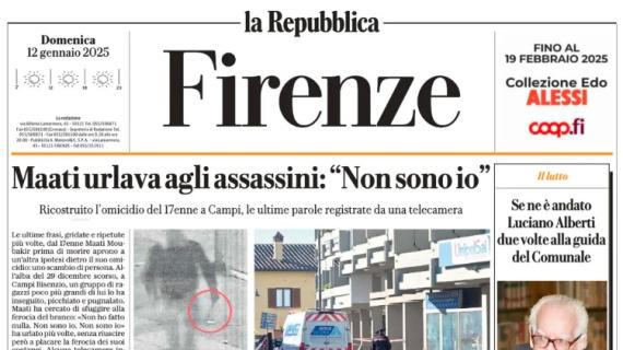 La Repubblica (ed. Firenze): "La sfida al Monza aspettando Gudmundsson"