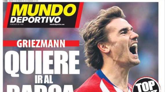 Mundo Deportivo: "Griezmann vuole andare al Barcellona"