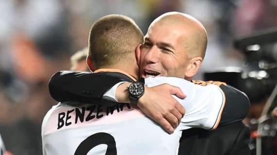Real Madrid, Zidane esaltato dal tacco di Benzema: "Karim può creare tutto questo dal nulla"