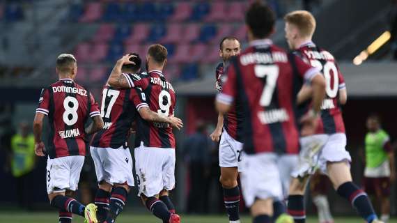 Bologna-Sassuolo 1-0, si sblocca la gara: primo gol in campionato per Michel Aebischer