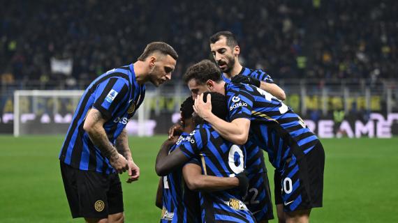 Serie A, la classifica: l'Inter resta in scia, vetta a 3 punti (ma con una gara da recuperare)