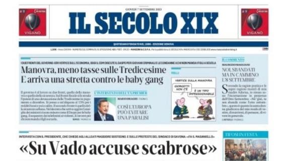 Il Secolo XIX sul compleanno rossoblù: "Genoa, 130 di questi giorni"