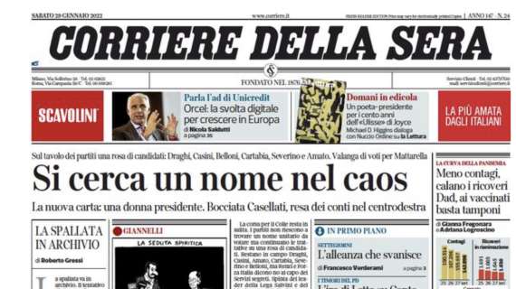 Corriere della Sera: "Il piano mondiale di Mancini: tre nodi da sciogliere"