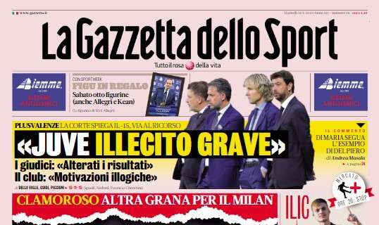 La Gazzetta dello Sport apre sulla rottura di Leao col Milan: "Lo strappo di Leao"