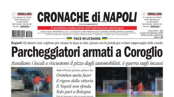 Osimhen mette fuori il rigore della vittoria. Cronache di Napoli apre: "Solo pari per Garcia"
