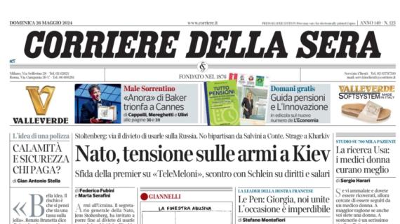 Il Corriere della Sera: "A Verona la prima Inter di Oaktree"