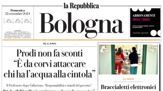 La Repubblica-Bologna: "Dopo la Champions, il Bologna a Monza cerca il primo acuto"