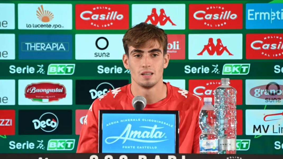 Bari, Cangiano: "Io simile a Raspadori? È un paragone che mi fa molto piacere"