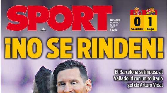 Barcellona vince a Valladolid, Sport crede alla rincorsa al Real Madrid: "Non si arrendono"