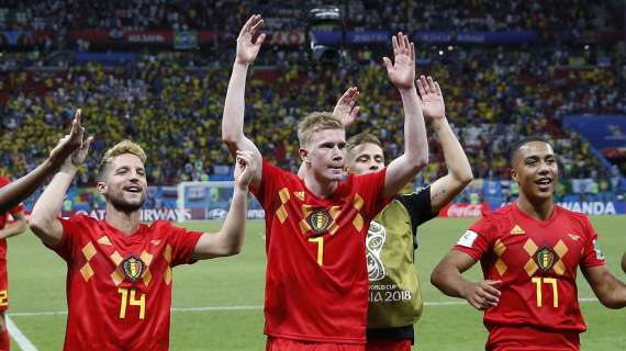Il Belgio è una cooperativa del gol: 8 senza Lukaku e De Bruyne. E i marcatori sono già 9