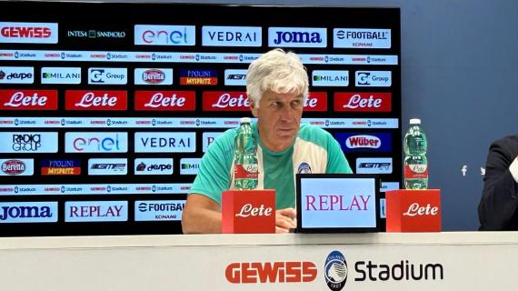 Gasperini: "Percassi rimarrà nella storia dell'Atalanta. Zaniolo? È rientrato molto bene"