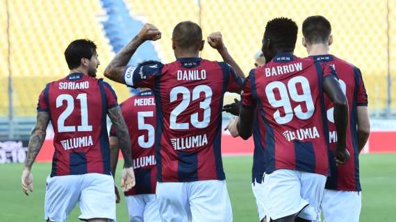 Il Bologna spreca, è 2-2 contro il Parma: le immagini più belle del match