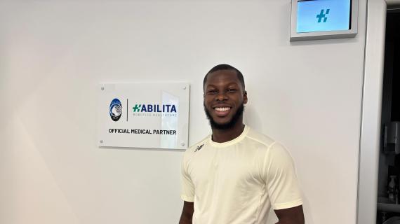 Atalanta, visite mediche in corso per Musah: le immagini del centrocampista