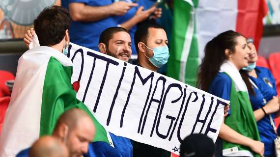 L'Italia è ancora bella e padrona ma l'Austria la ferma sullo 0-0 al 45' a Wembley