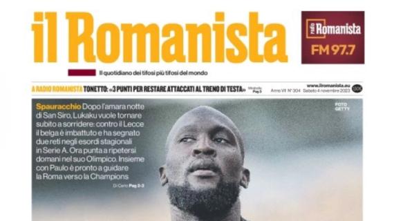 Il Romanista: "Lukaku e Dybala pronti a guidare la Roma verso la Champions"