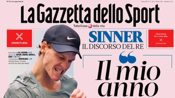 Vittoria su Israele, La Gazzetta dello Sport in prima pagina: "L'Italia fa il bis"