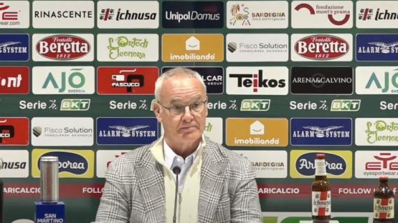 Cagliari, Ranieri: "Contento della prestazione. Non abbiamo mollato dopo l'1-1"