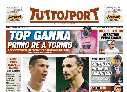 L'apertura di Tuttosport sulla sfida di questa sera fra Juventus e Milan: "Senza appello"