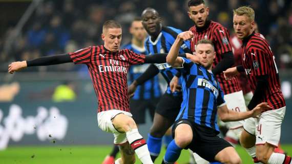 L'Inter sbanca San Siro: poker al Milan e primo posto in classifica