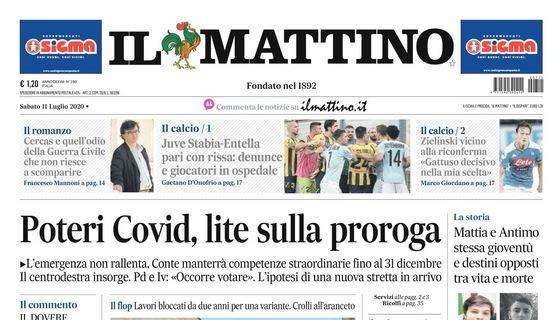 Il Mattino: "Juve Stabia-Entella, pari con rissa: gialloblù identificati, una denuncia"