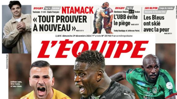 Il mercato si infiamma in Ligue 1, L'Equipe in prima pagina: "Caldi come la brezza"