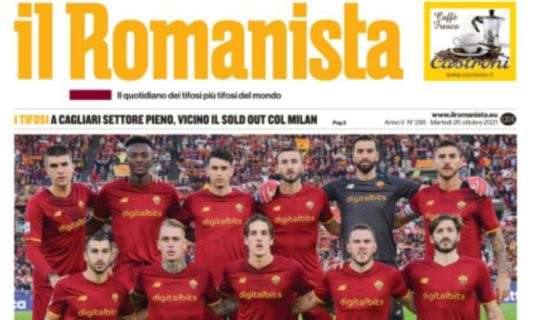 L'apertura de Il Romanista sui giallorossi: "Undici atleti"