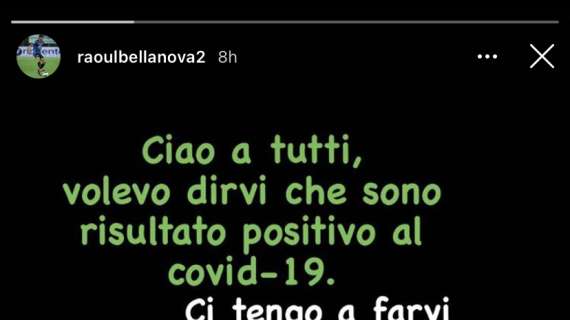 Pescara, Bellanova su Instagram: "Sono asintomatico. Non sottovalutate il Covid-19"