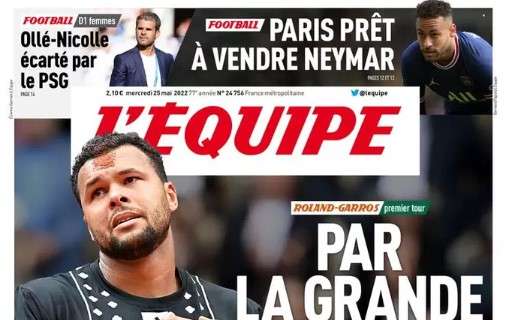 Clamorosa notizia su L'Equipe: "PSG pronto a vendere Neymar"