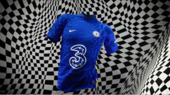 Chelsea, svelata la maglia 2021/22. È ispirata al movimento Op-Art degli anni '60