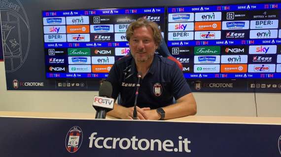 Crotone, Stroppa: "Con la Fiorentina vogliamo a tutti i costi un risultato positivo"