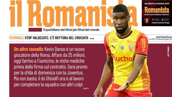 Il Romanista in apertura sul calciomercato della Roma: "Danso e...?"