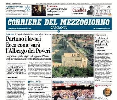 Corriere del Mezzogiorno: "Ancora Raspadori. Il Napoli si sente un po’ più forte"