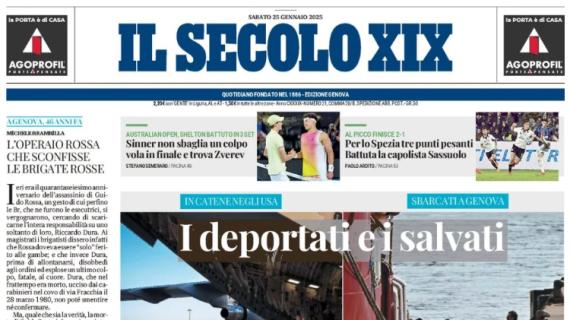 Il Secolo XIX: "Per lo Spezia tre punti pesanti. Battuta da capolista Sassuolo"