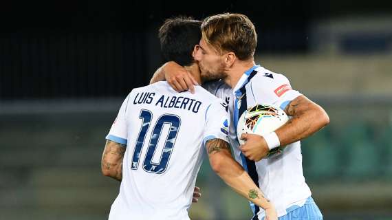 Migliori e peggiori: Lazio, Immobile-Luis Alberto top della A. Jony-Vavro non convincono