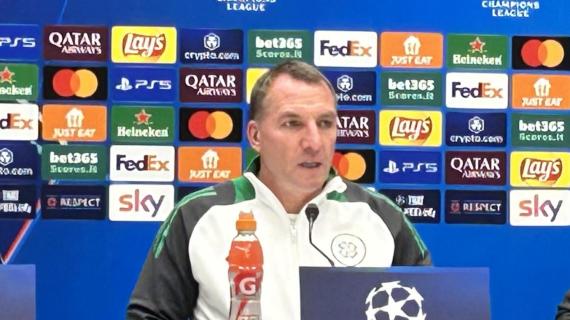 Celtic, Rodgers: "Cambi dopo il 7-1? All'inizio anche l'Atalanta ha subito batoste"