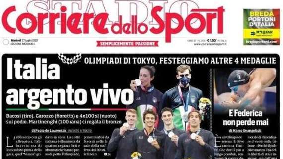 Il Corriere dello Sport in apertura: "CR7, show e mistero". Il futuro del portoghese rimane un'incognita