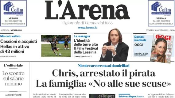 L'Arena apre con il Verona: "Cessioni e acquisti, Hellas in attivo di 43 milioni"