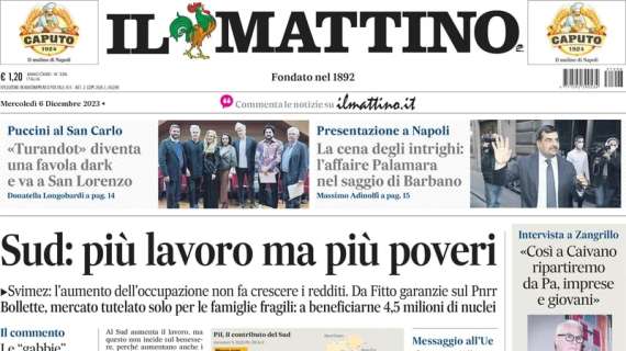 Il Mattino: "Paolo Cannavaro: 'La magica rimonta del 2009 nell'eterna sfida Juve-Napoli'"