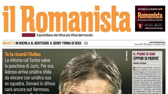 Il Romanista: "Partita Ivan". Juric sfida ancora il suo passato per salvare il futuro