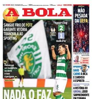 Le aperture portoghesi - Sporting ok in Europa, decide Gonçalves: "Niente ti fa tremare"